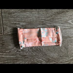 A child-size flowered mask!